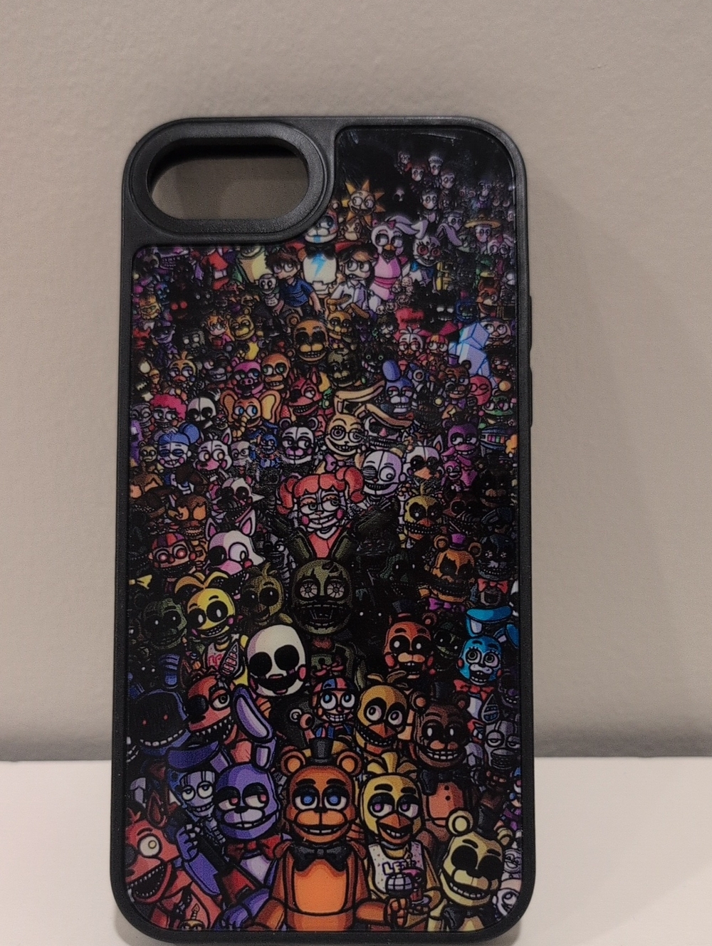 Five Night at Freddy's FNAF Colorful Cartoon Character Phone Case - Black Frame